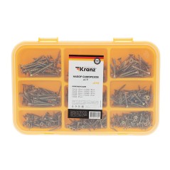 Набор саморезов для ДСП (510 шт) KRANZ
