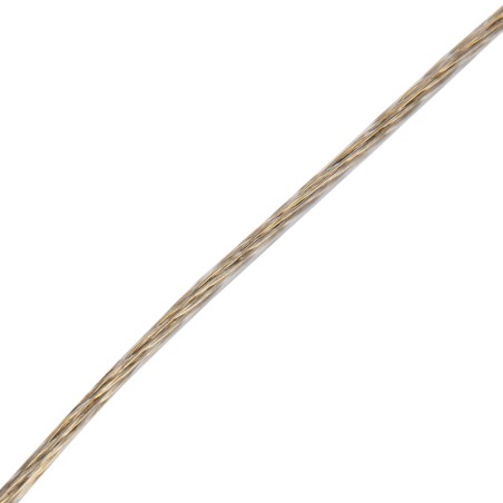 Трос стальной в ПВХ оплетке d-3.0 мм. прозрачный (20 м)