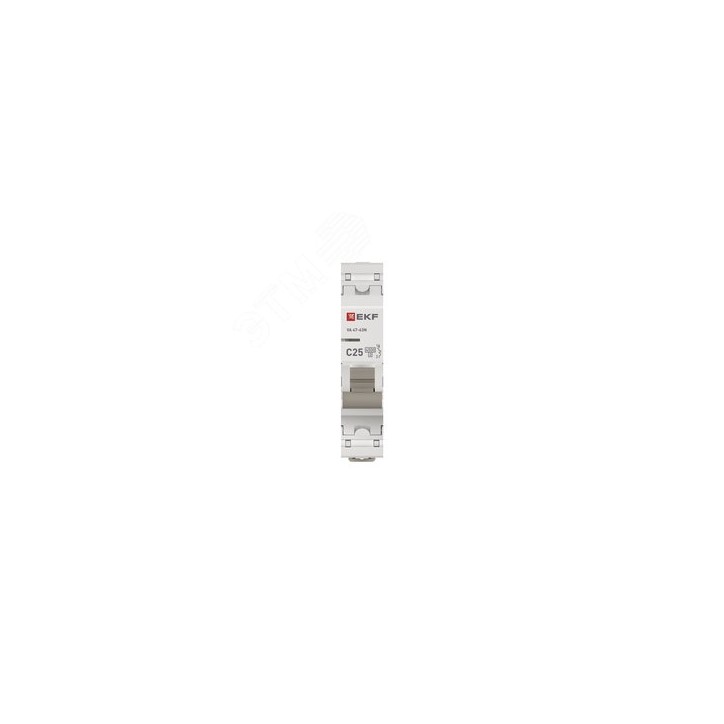 Автоматический выключатель ВА 47-63N 1P 25А (C) 4,5 кА PROXIMA