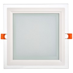 LIGHTING Светильник светодиодный ДВО 1625 со стеклом квадрат 18Вт 4000К IP20 IEK