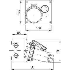 Трансформатор тока CT165 6000A, класс 0.5S, 30ВА