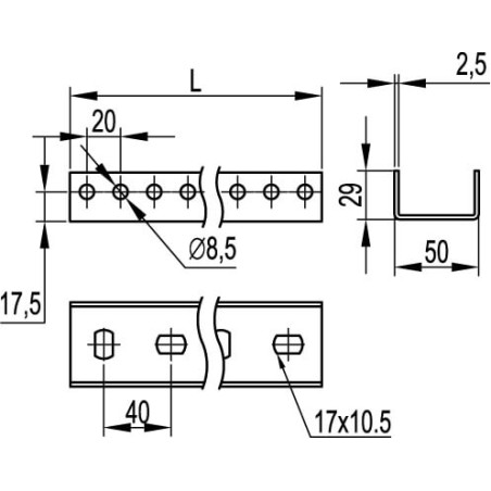 Трансформатор тока CT50 300A, класс 0.5S, 2.5ВА