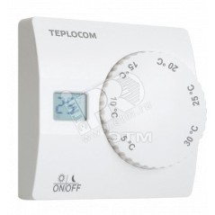 Термостат комнатный Teplocom TS-2AA/8A, проводной, реле 250В, 8А