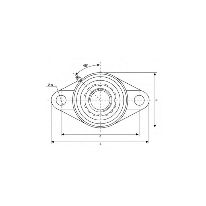 Подшипниковый узел UKFL205 TECHNIX