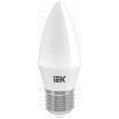 Лампа светодиодная C35 свеча 7Вт 230В 4000К E14 (3шт/упак) IEK