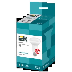 Лампа светодиодная R63 рефлектор 8Вт 230В 4000К E27 IEK