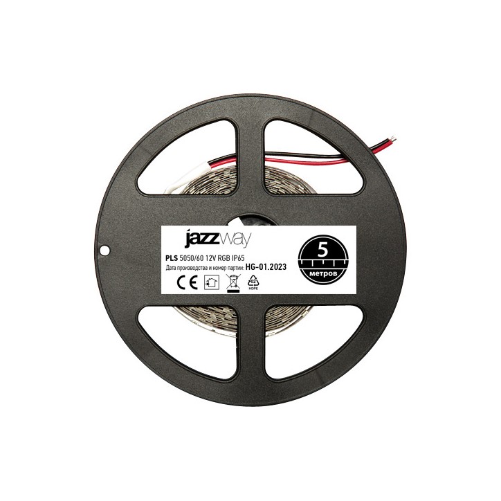 Лента PLS 5050/60-12V RGB IP65 (5м) Jazzway