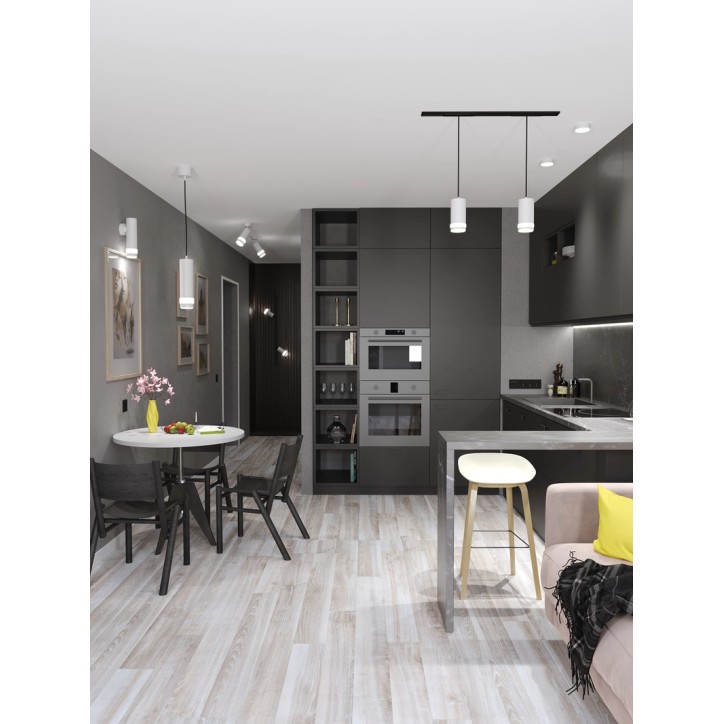 LIGHTING Светильник 4007 подвесной под лампу GU10 белый IEK LIGHTING Светильник 4007 подвесной под лампу GU10 белый IEK