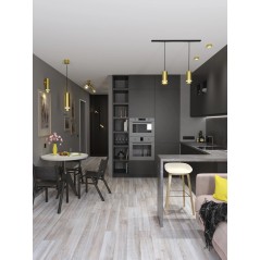 LIGHTING Светильник 4008 накладной настенный под лампу GU10 золото IEK
