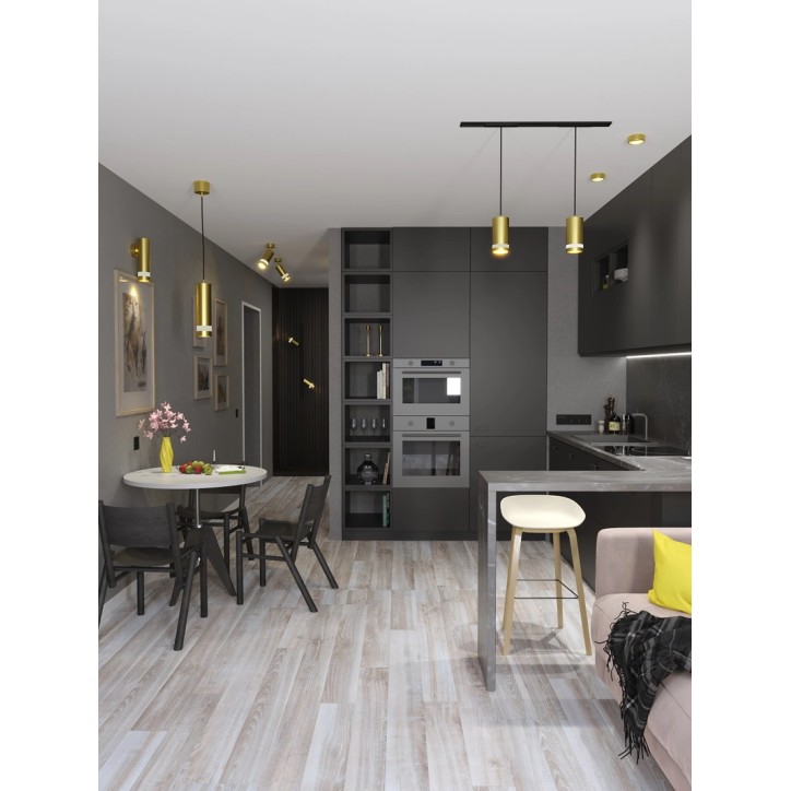 LIGHTING Светильник 4008 накладной настенный под лампу GU10 золото IEK LIGHTING Светильник 4008 накладной настенный под лампу GU10 золото IEK