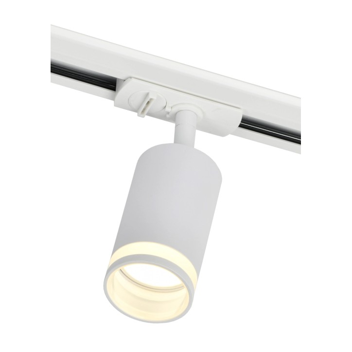 LIGHTING Светильник 4116 декоративный трековый поворотный под лампу GU10 белый IEK