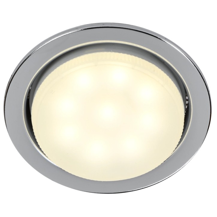 LIGHTING Светильник 4114 встраиваемый под лампу GX53 хром матовый IEK LIGHTING Светильник 4114 встраиваемый под лампу GX53 хром матовый IEK