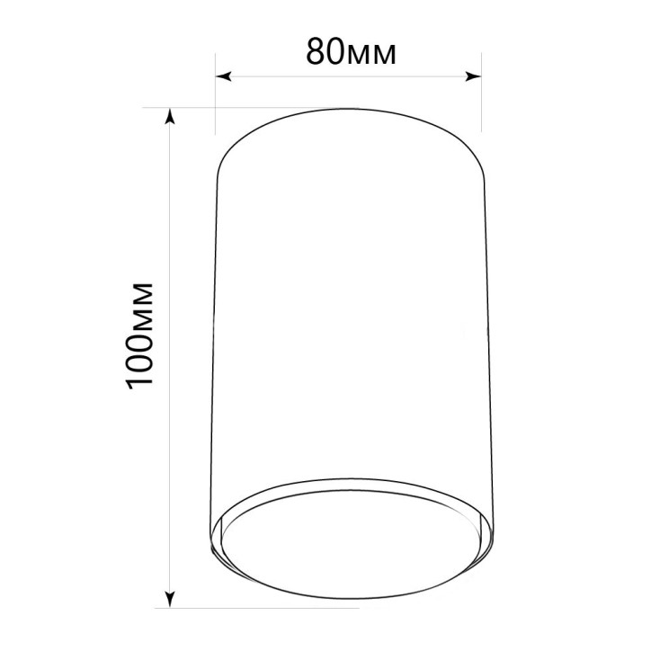 Светильник потолочный 12W, 230V, GX53 и подсветка 1W, 4000K, черный HL351