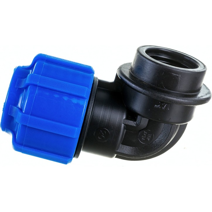 Отвод ПНД компрессионный ВР 25x3/4'