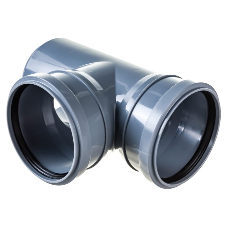 Тройник канализационный 87.5 град. 110 х 110 Тройник канализационный 87.5 град. 110 х 110