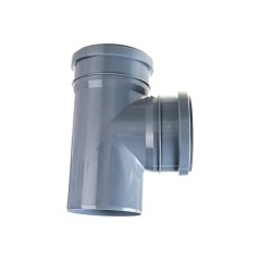 Тройник канализационный 87.5 град. 110 х 110