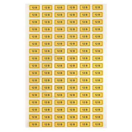 Наклейка '12В' (10х15мм 1шт) PROxima