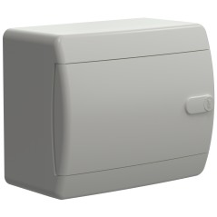 Корпус пластиковый навесной на 6 модулей ЩРН-П-6 IP41 UNION Compact белая дверь