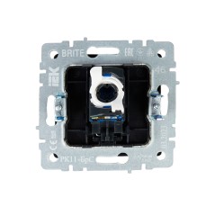 BRITE Розетка компьютерная RJ45 кат.6 РК11-БрС сталь IEK