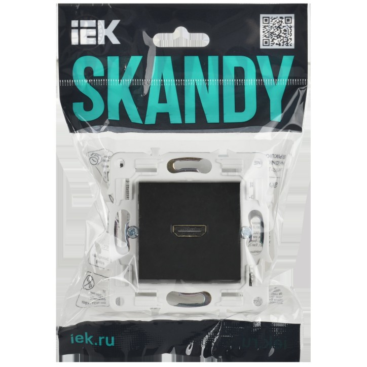 SKANDY Розетка HDMI SK-H01Bl черный IEK