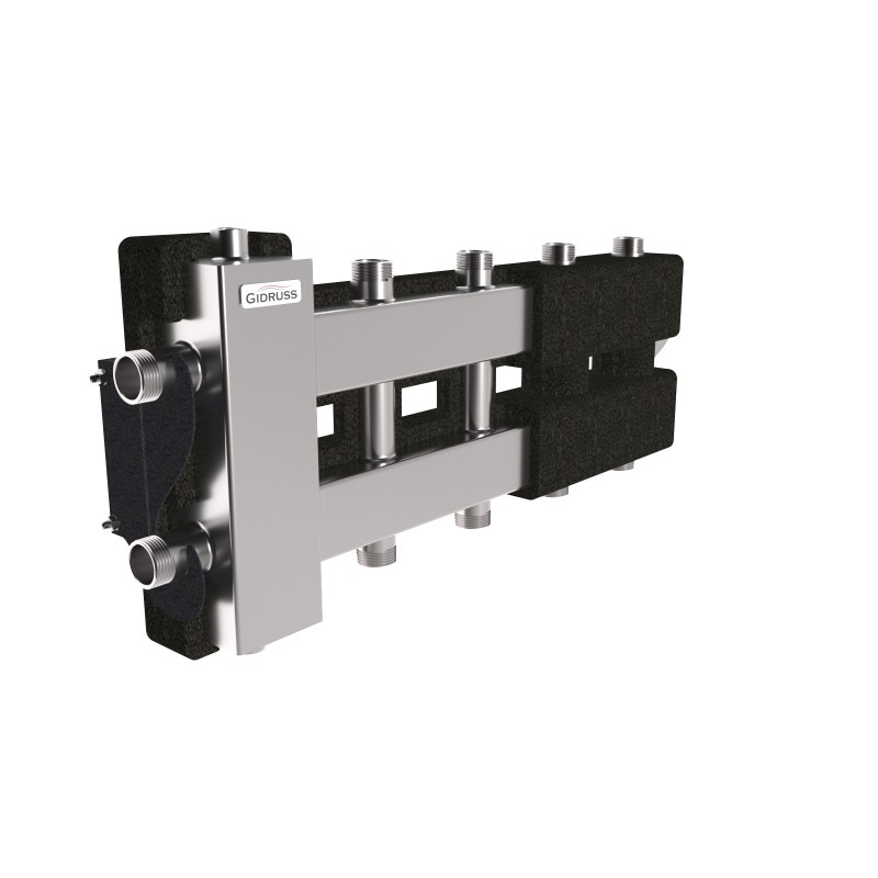 BMSS-60-5DU.EPP (до 60 кВт, вх. G 1', 2+2+1 контура G 1', 4D-кронштейны K.UMS, EPP-термоизоляция)