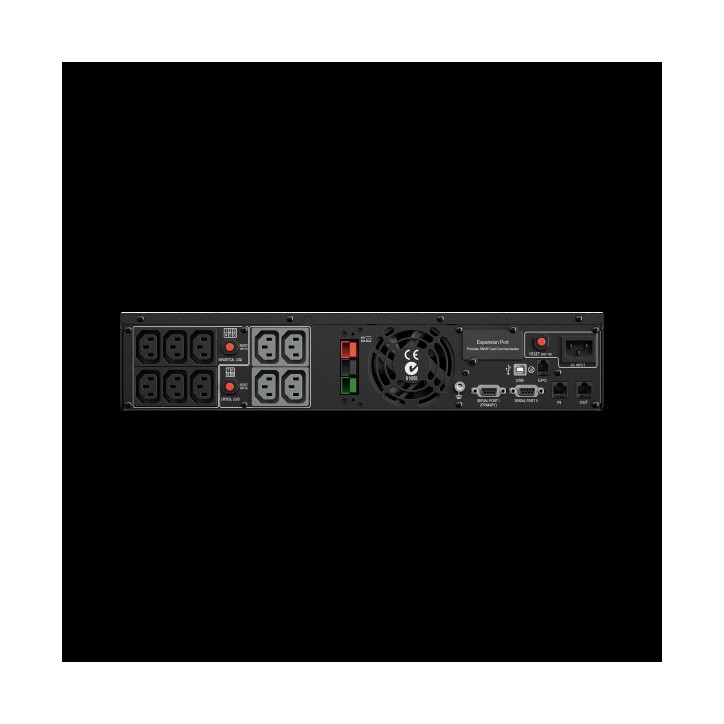 ИБП CyberPower PR1000ELCDRTXL2U Rackmount Line-Interactive 1000VA/750W 10 IEC-320 C13 розеток USBиSerial сухие контакты EPO SNMP