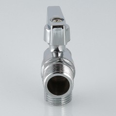 Кран шаровой угловой 1/2'x3/4' для подключения санитарных приборов
