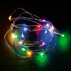 Гирлянда линейная LED мульти 2м от батареек