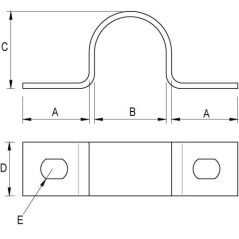 Металлический дюбель для газобетона 8x38