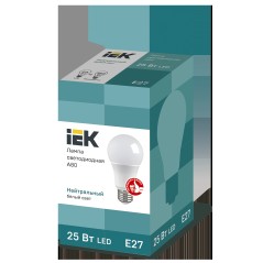 Лампа светодиодная A80 груша 25Вт 230В 4000К E27 IEK