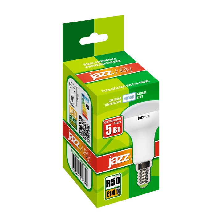 Лампа светодиодная рефлекторная LED 5Вт R50 E14 400Лм белый 230V/50Hz ECO Лампа светодиодная рефлекторная LED 5Вт R50 E14 400Лм белый 230V/50Hz ECO