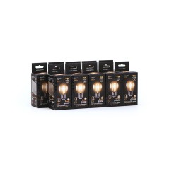 Лампа светодиодная филаментная LED 9 Вт 680 лм 2700К шар P45 теплый E27 AC 220В прозрачная колба Bla