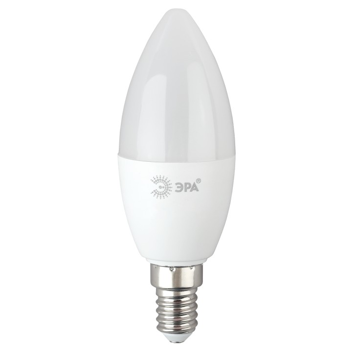 Лампа светодиодная LED B35-10W-865-E14 R (диод, свеча, 10Вт, хол, E14) (10/100/3500)