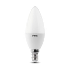 Лампа светодиодная LED 8 Вт 560 лм 6500К свеча холодный E14 AC 220В Elementary Gauss