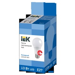 Лампа светодиодная A60 груша 13Вт 230В 4000К E27 IEK
