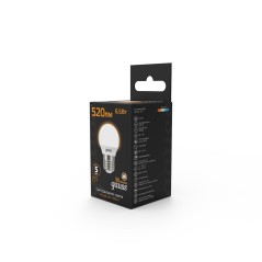 Лампа светодиодная LED 6.5 Вт 520 лм 3000К шар P45 теплый E27 AC 220В Black Gauss