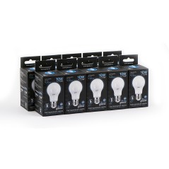 Лампа светодиодная LED 10 Вт 920 лм 4100К А60 груша нейтральный E27 AC 220В Black Gauss