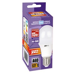 Спец. PLED-A60 15W E27 5000K 1300Lm 90-260V Jazzway