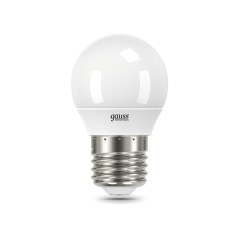 Лампа Gauss Elementary Шар 6W 470lm 6500K Е27 LED 1/10/100