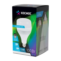 Лампа светодиодная LED 100Вт 220В E27 D120х205 6500К дневной 9500 лм