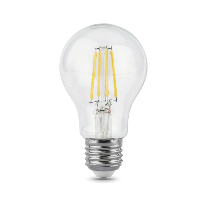 Лампа Gauss Filament А60 8W 740lm 2700К Е27 LED 1/10/40