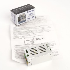 Трансформатор электронный для светодиодной ленты 12W 12V (драйвер), LB002