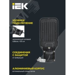 Светильник LED ДКУ 1013-100Д 5000К IP65 IEK