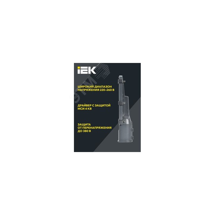Светильник LED консольный уличный ДКУ 1002-30Д 5000К IP65 серый