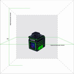 Уровень лазерный Cube 360 Green Professional Edition