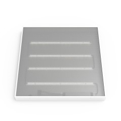 Светильник светодиодный ДВО 30 Вт 3700 лм 6500К AC 220В IP40 595х595х50мм призма с БАП аварийный CRI