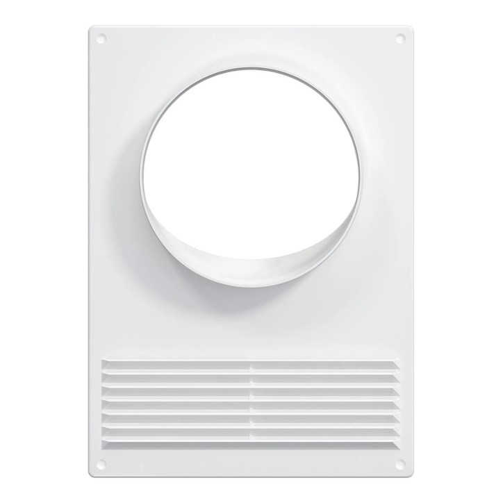 Площадка торцевая пластиковая с решеткой 180х250 фланец D130