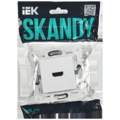 SKANDY Розетка HDMI SK-H01W арктический белый IEK