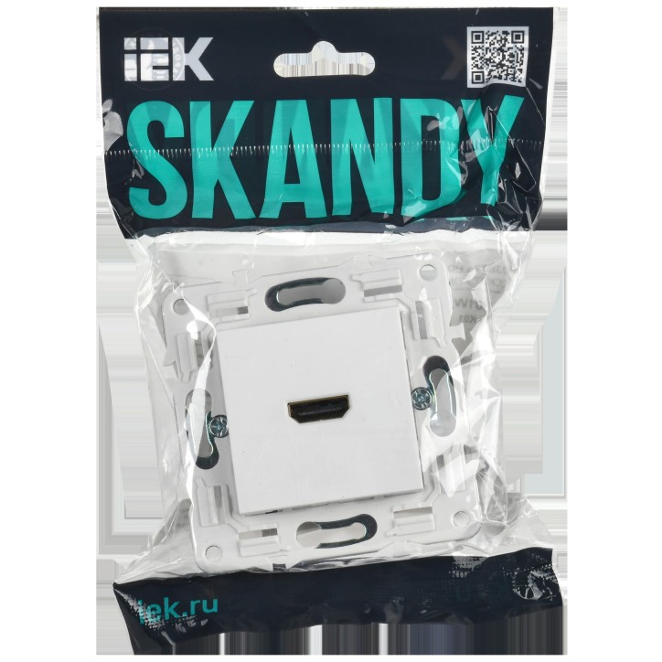 SKANDY Розетка HDMI SK-H01W арктический белый IEK