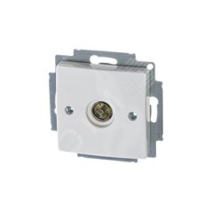 BASIC 55 Розетка телевизионная TV в рамку белая